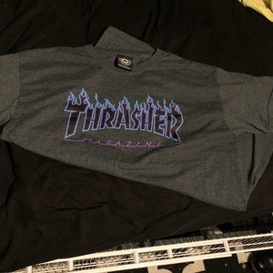 purp thrasher magazine tee (like new!)